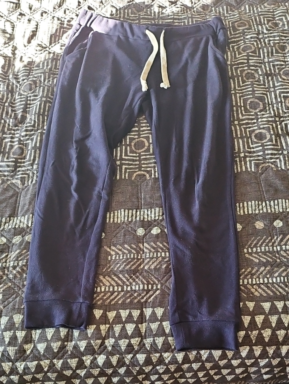 Ampersand Avenue Ladies Fleece Navy Joggers